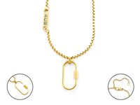 Necklace 4US: Cesare Paciotti Man Primavera Estate 23 in Steel 4UCL5943